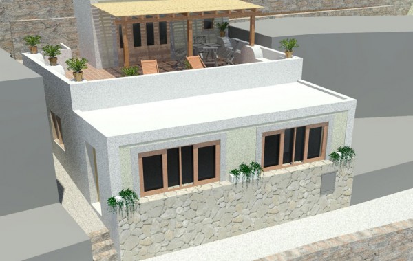 Progetto per la ristrutturazione di un immobile residenziale in localta’ Pecorini Mare isola di Filicudi – Lipari